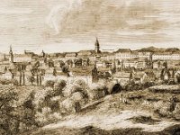 Veduta. Pogled na Zagreb s istoka 1860-ih godina